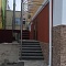 Установка козырька и ограждения крыльца.  Екатеринбург