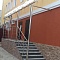 Установка козырька и ограждения крыльца.  Екатеринбург